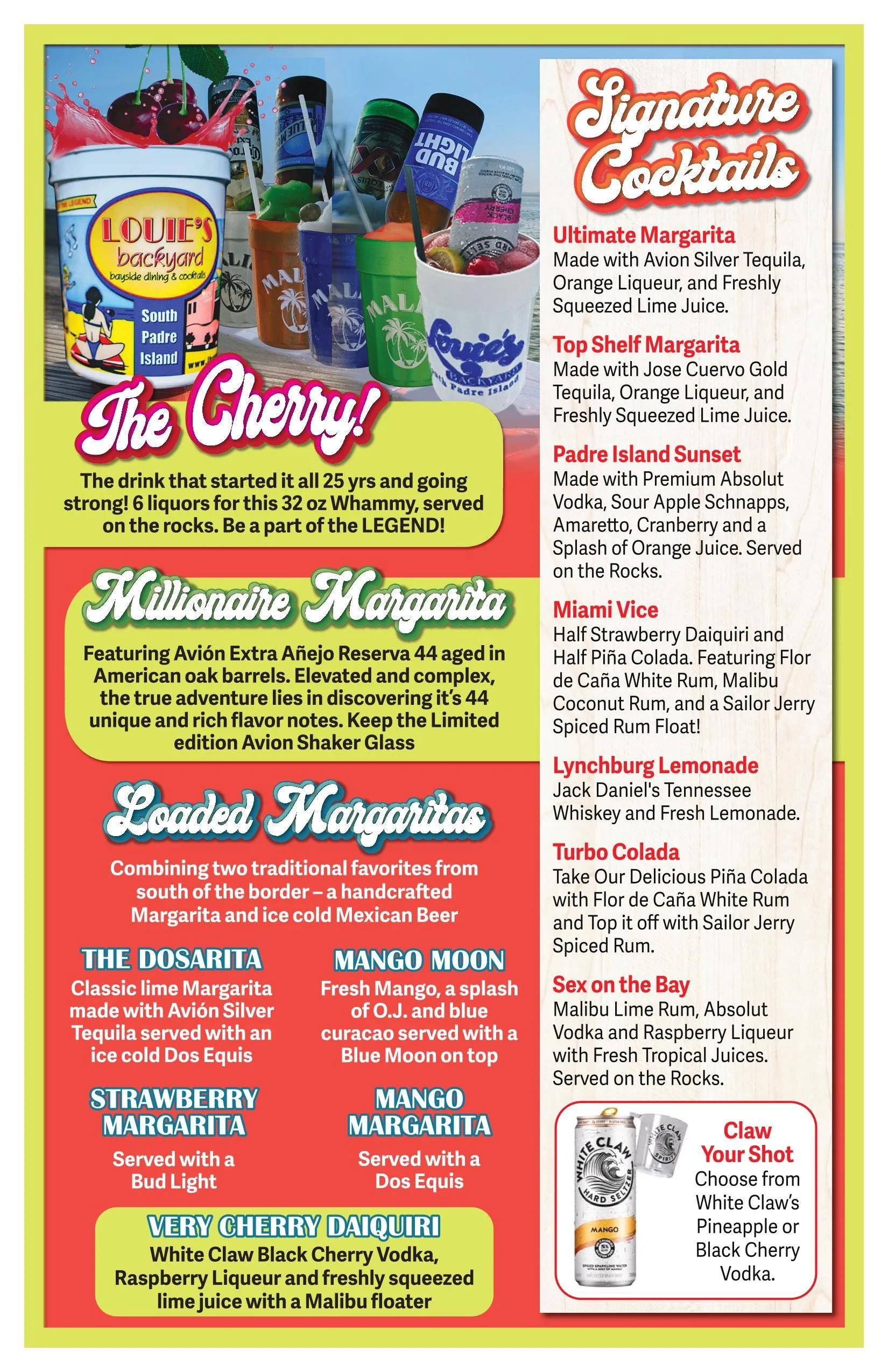 Mobile Menu — Louie's Backyard